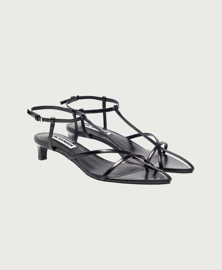 Jil Sander Leather Sandals