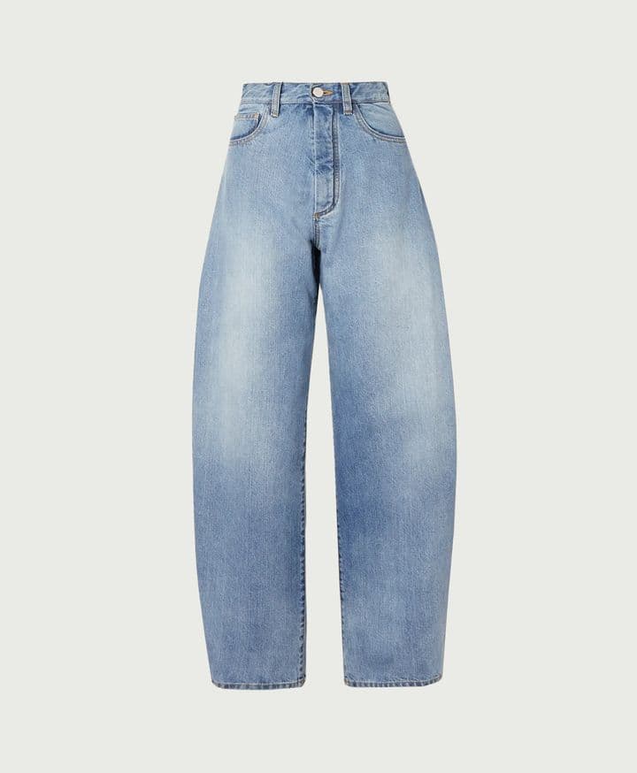 High-Rise Tapered Jeans Alaia