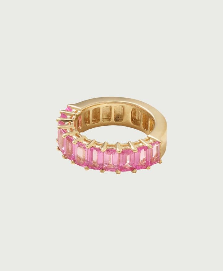 Kolours Jewellery 14-Karat Gold Sapphire Ring