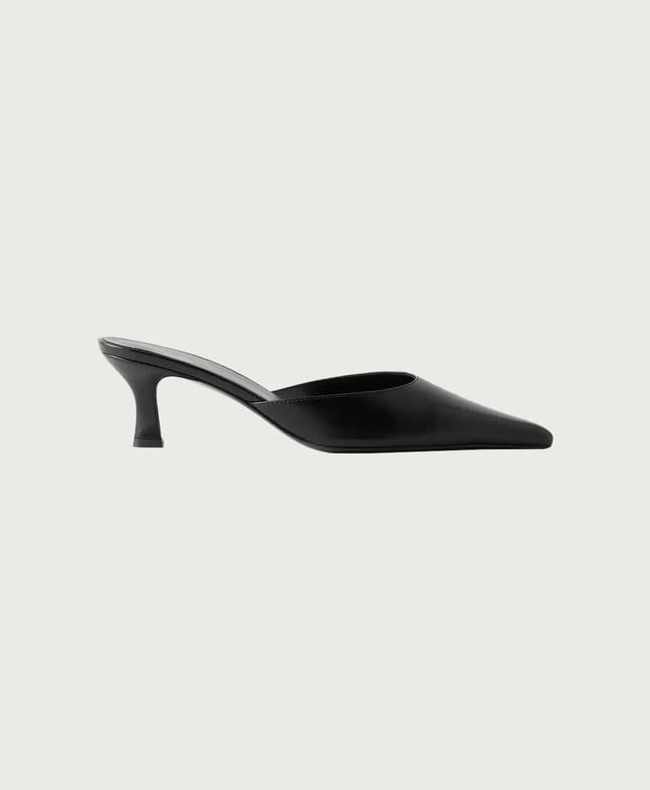 The Row Cybil Leather Mules