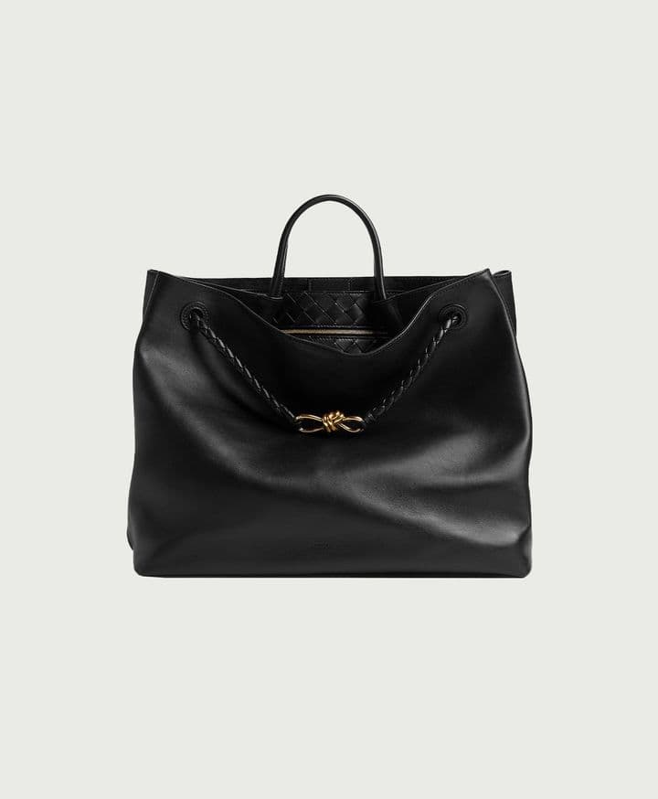 Andiamo Large Leather Tote Bottega Veneta