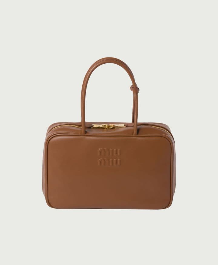 Miu Miu Leather Beau Shoulder Bag