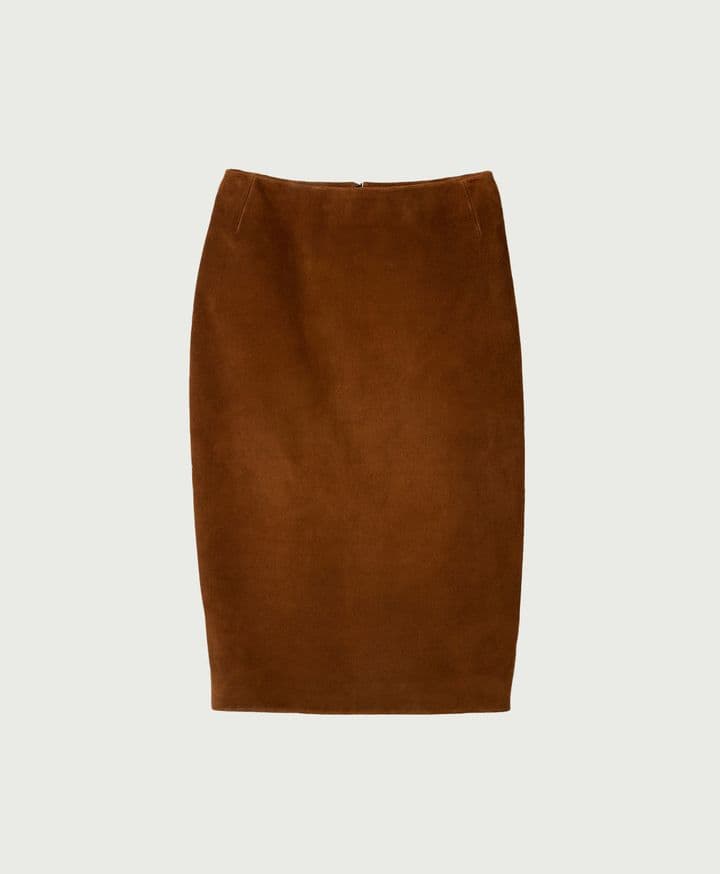 Suede Skirt Miu Miu