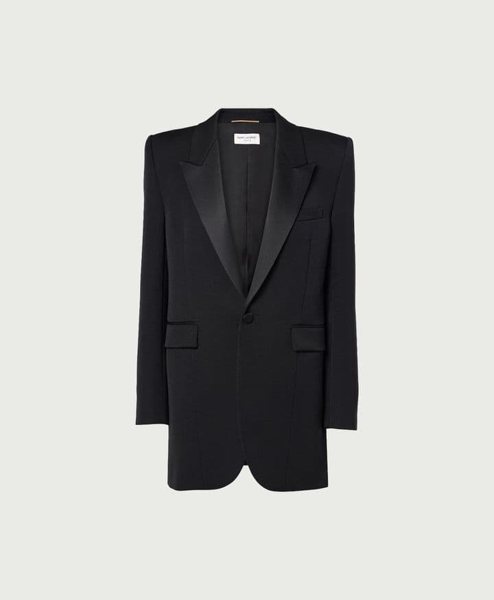 Grain de Poudre Tuxedo Jacket Saint Laurent