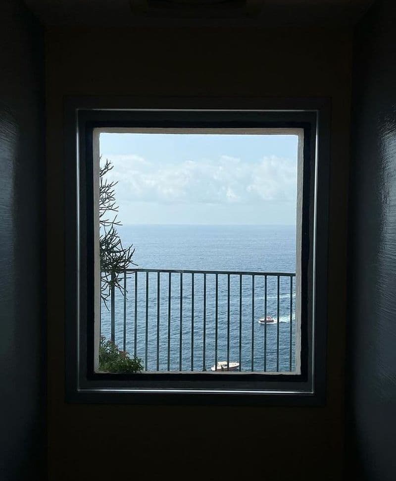 A sea view from a luxury hotel in Italy 