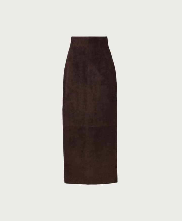 Loxley Suede Midi Skirt