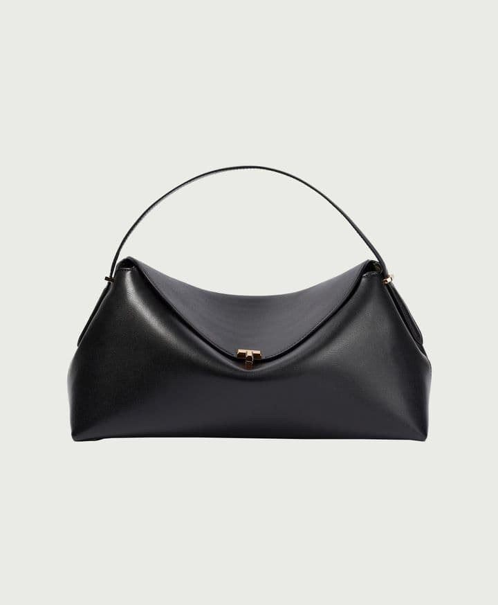 Toteme T-lock Leather Shoulder Bag