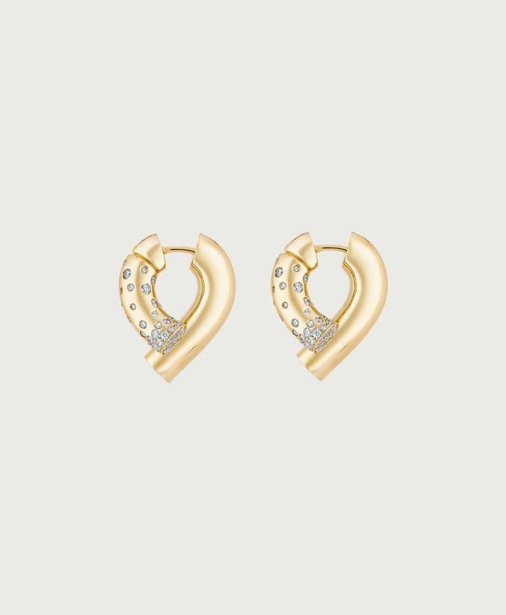 Tabayer Oera Oera Earrings Yellow Gold With Diamonds