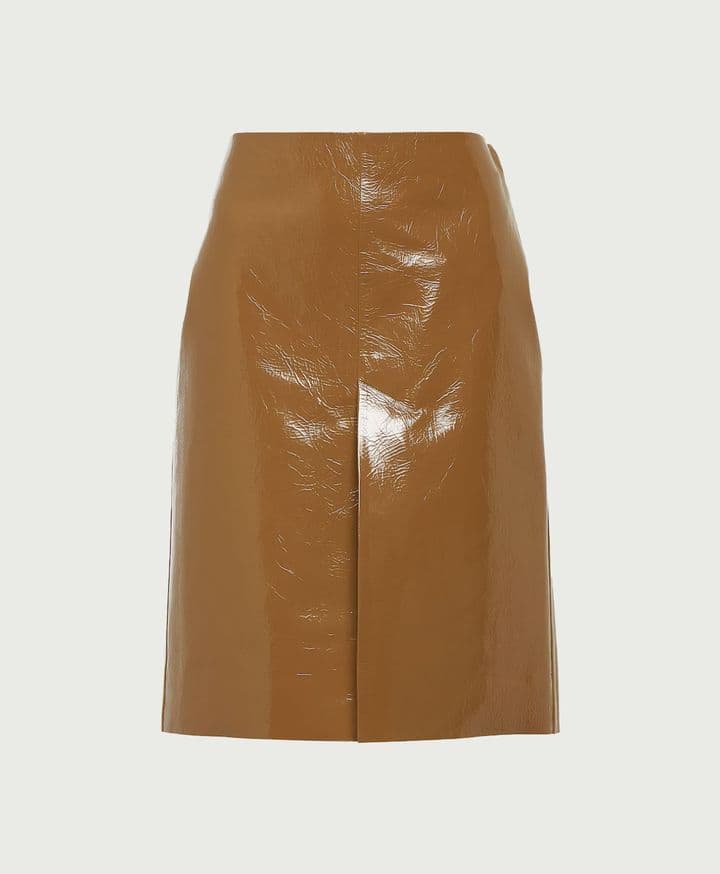 Gucci Leather Pencil Skirt