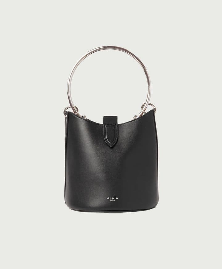 Alaia Ring Leather Bucket Bag