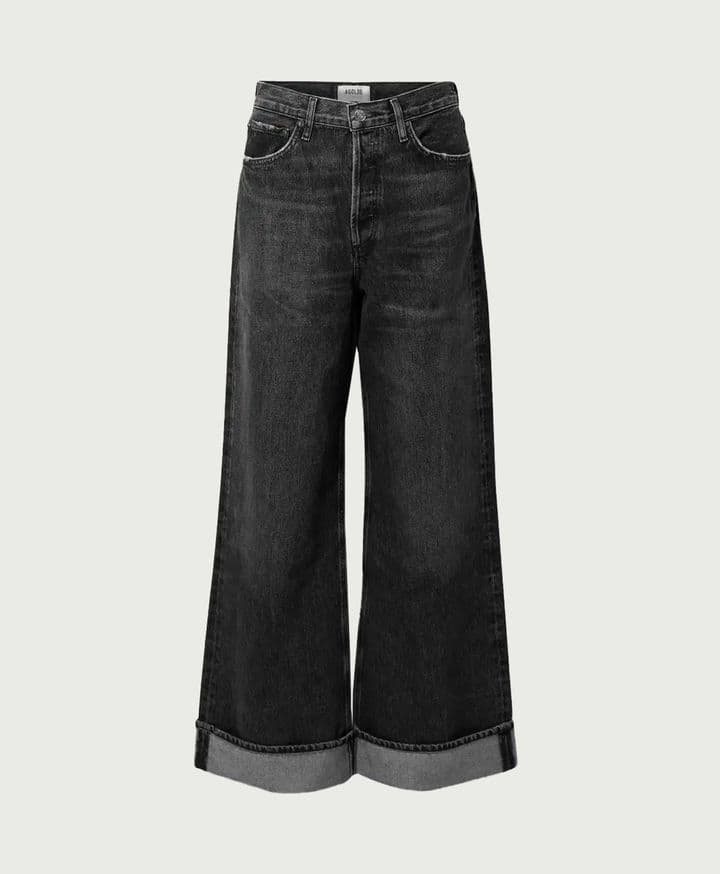 AGOLDE Dame Distressed High-Rise Jeans