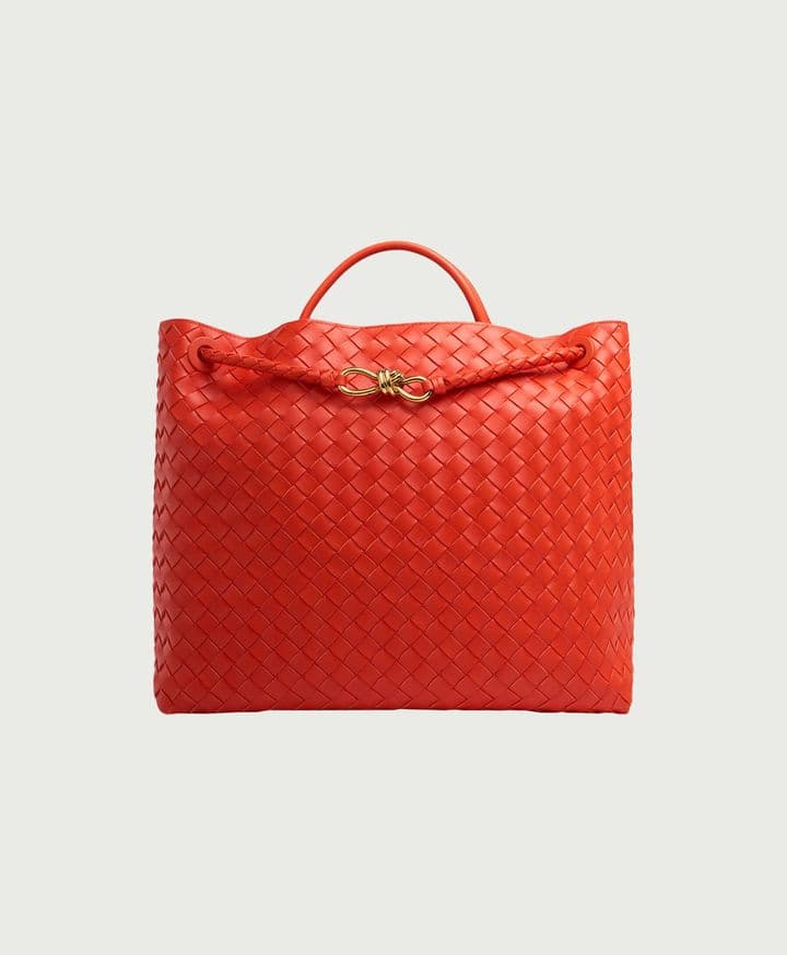 Andiamo Leather Tote Bottega Veneta