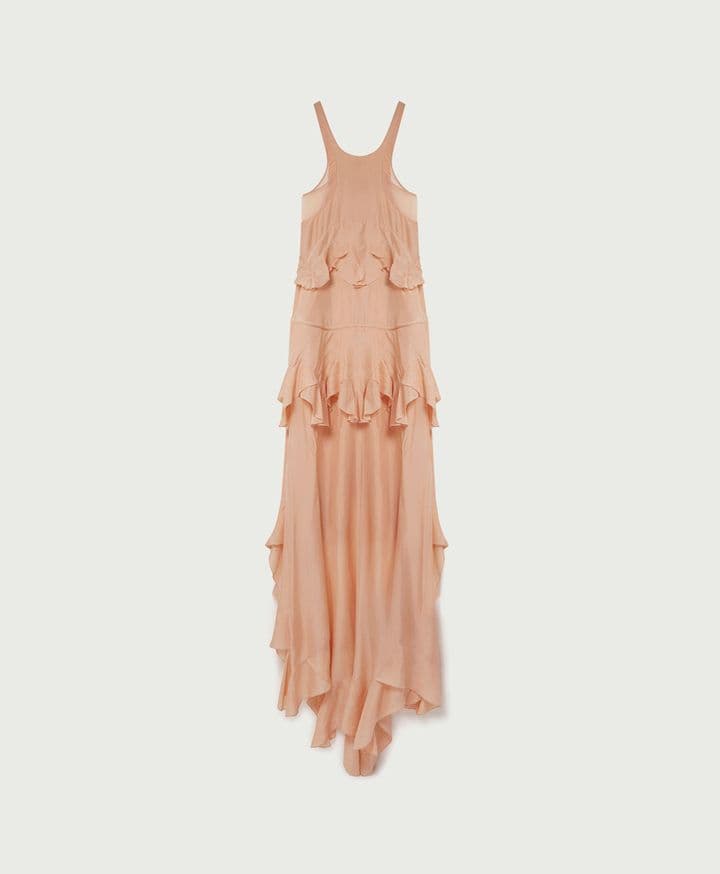 Stella McCartney Sleeveless Tiered Maxi Dress