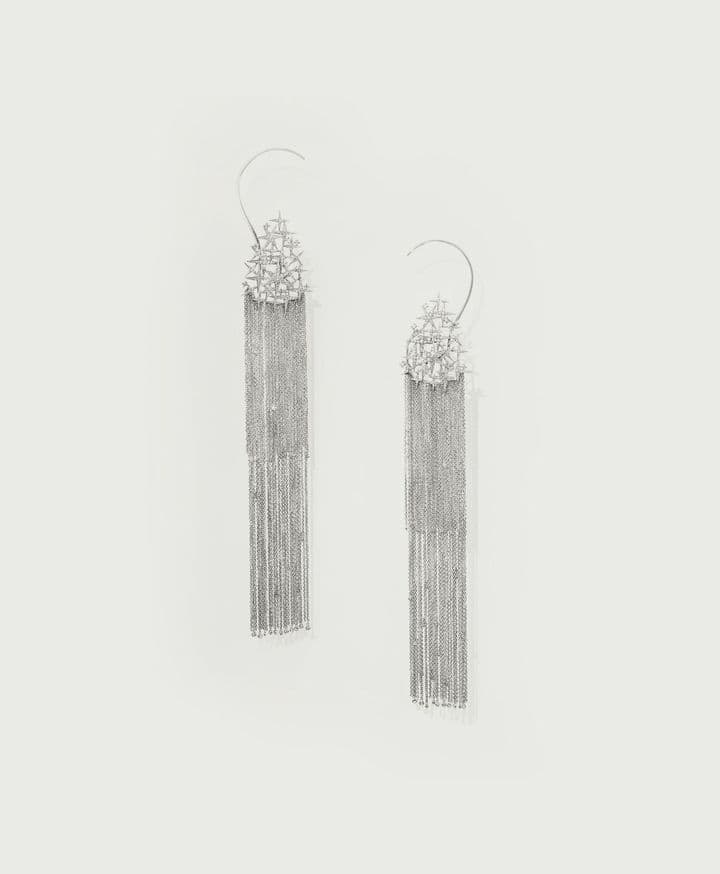 Star Fringe Earrings Tatiana Verstraeten