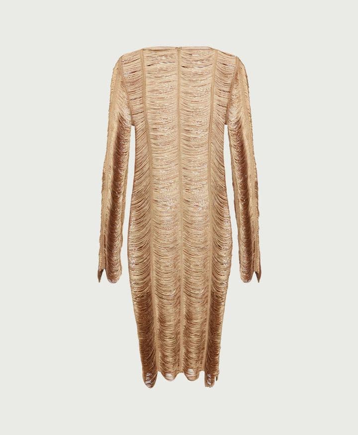 Tom Ford Gold Midi Dress