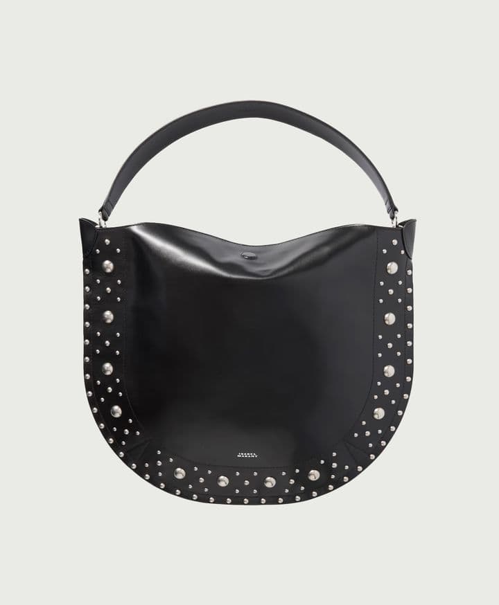 Isabel Marant Oskan Studded Leather Shoulder Bag