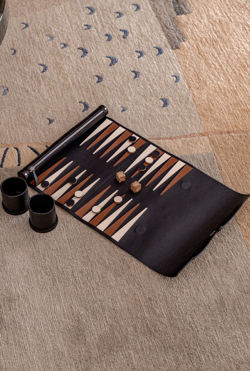 Backgammon Set Buffalo Black