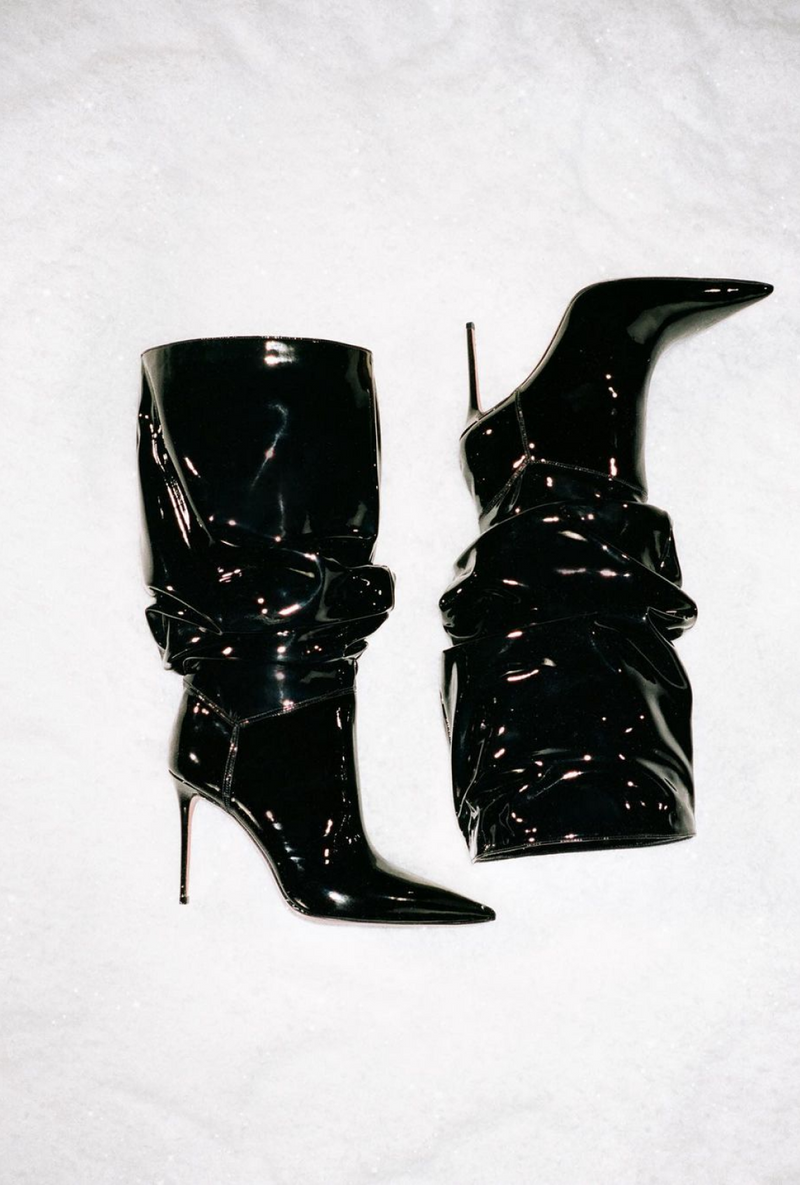 Jahleel leather knee-high boots