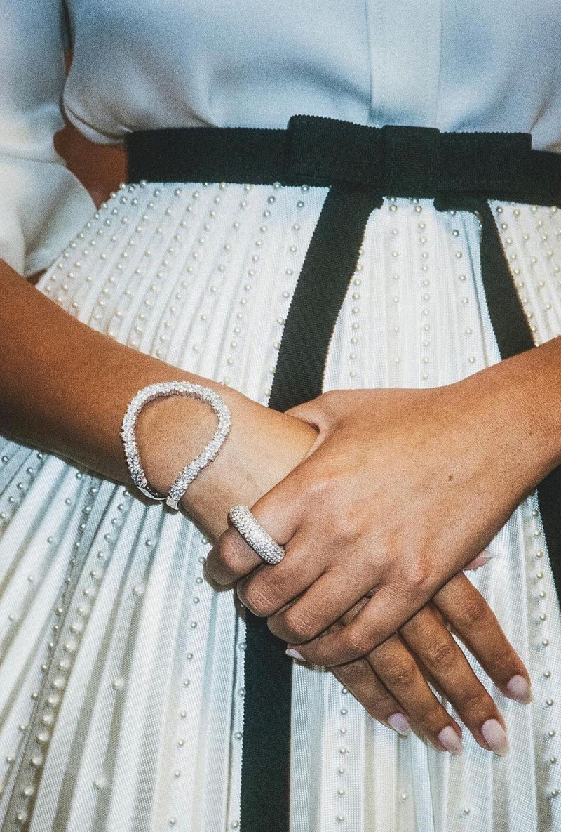 Mirian Diamond Bracelet and Ring